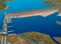 Artist rendering of the Site C Dam Artist rendering of the Site C Dam