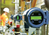 A meter within an industrial plant A meter within an industrial plant