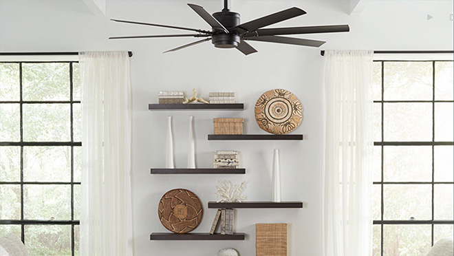 Image of the Modern Forms Renegade smart ceiling fan