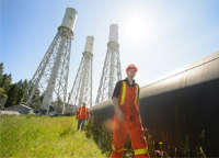BC Hydro employees working at John Hart Generating Station BC Hydro employees working at John Hart Generating Station