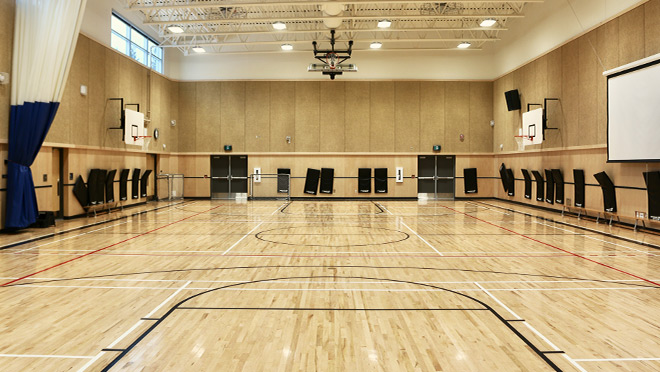 Smiling Creek Elementary School indoor gymnasium
