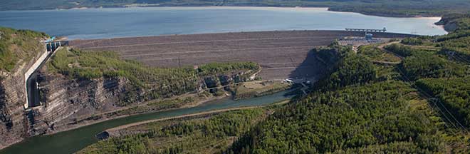 Image of GM Shrum dam