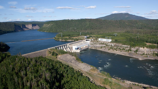 View of Peace Canyon Dam & Generating Station