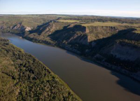 Peace River Valley near Site C Peace River Valley near Site C