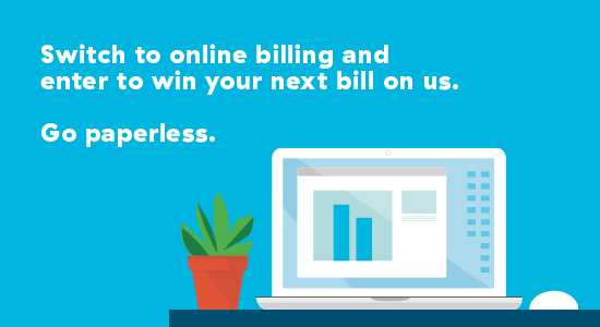 Switch to paperless billing, and you could win your next BC Hydro bill on us