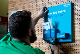 Spot it, tag it, fix it: crack down on leaks