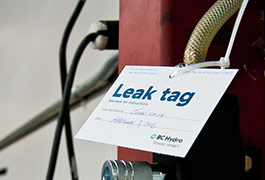 How to spot a leak in a compressed air system