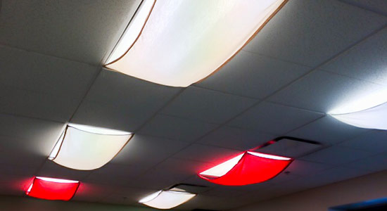 Fluorescent lights too bright? It's a common problem