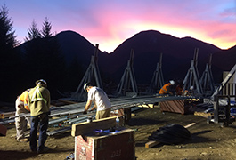 How 49 towers and 19.4 km of cable were installed safely, ahead of schedule