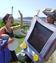 Power the Games this summer in a pedal-powered bobsleigh