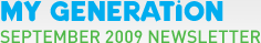 My Generation: September 2009 Newsletter