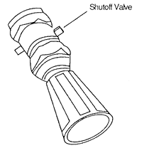 Low Flow Shower Head with Shutoff Valve