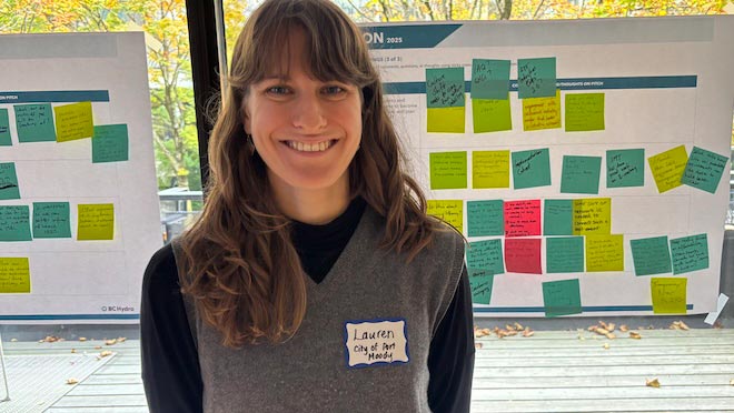 Lauren Vincent, the City of Port Moody's Senior Sustainability and Energy Team Lead