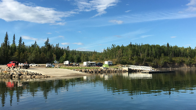 Dinosaur reservoir boat launch