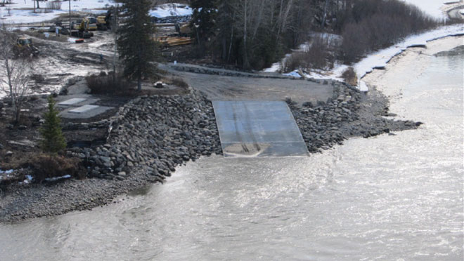 Taylor boat launch (Peace River)