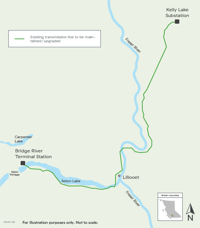 Lillooet area map