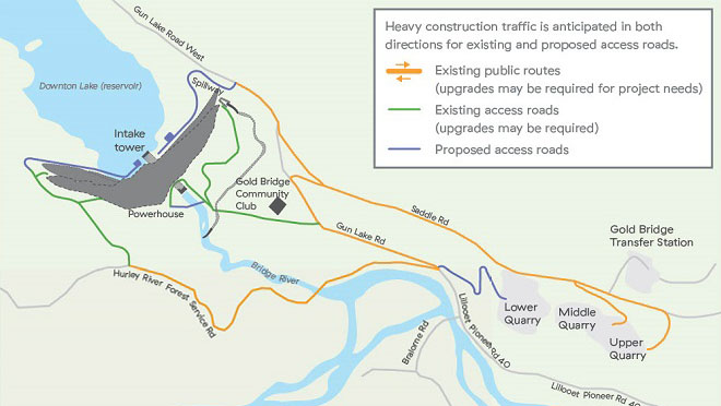 La joie dam improvement project map (June 2025) La joie dam