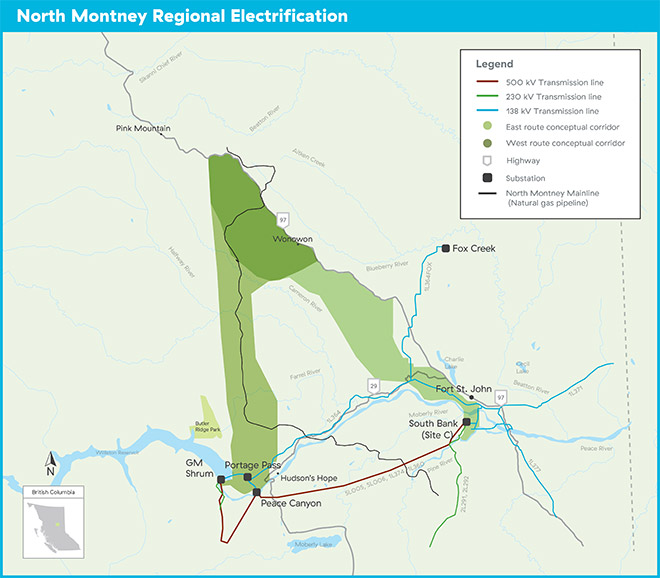 CS-1122 North Montney Regional Electrification map_c North Montney Regional Electrification map