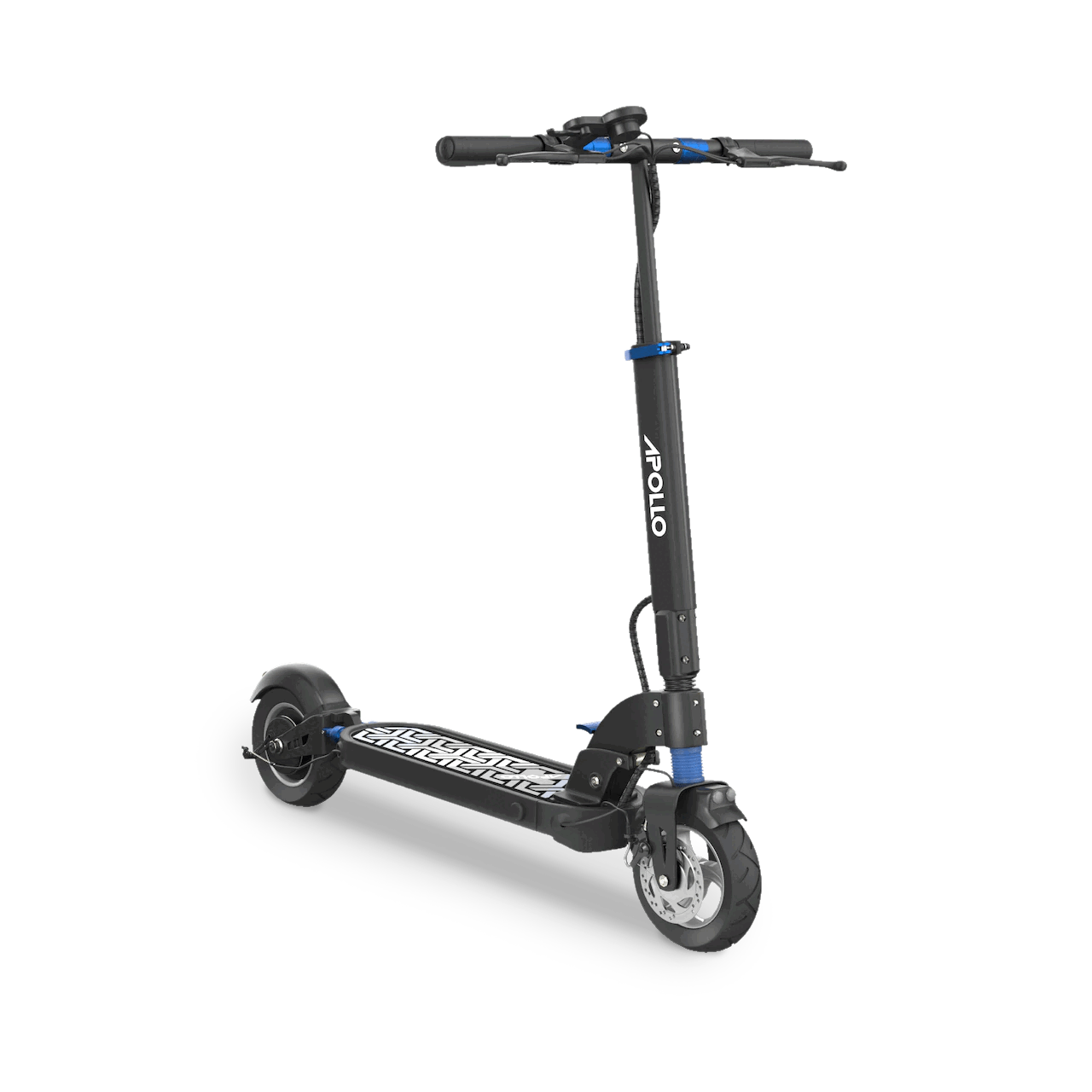 An electric scooter.