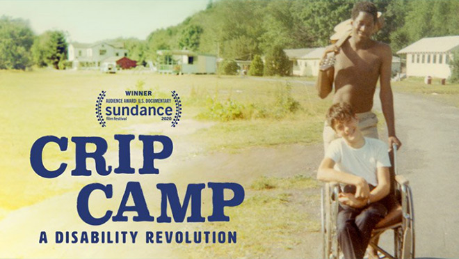 Promo artwork for the Netflix documentary, Crip Camp