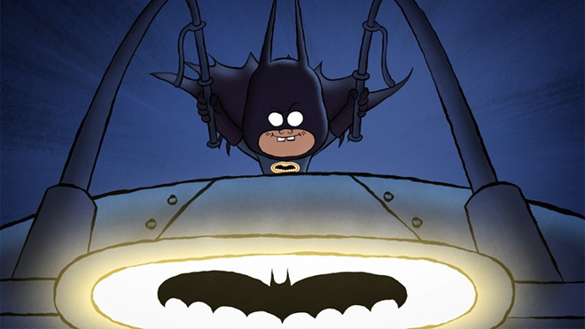 Still from the Merry Little Batman animation