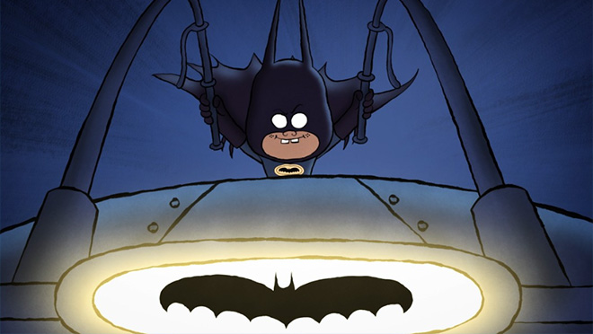 Still from the Merry Little Batman animation Still from the Merry Little Batman animation
