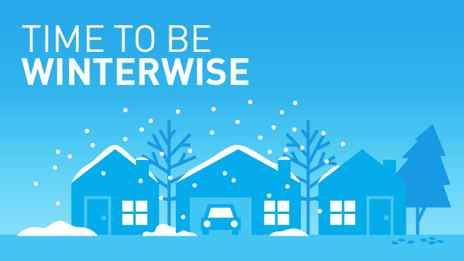 Time to be Winterwise illustration Time to be Winterwise illustration