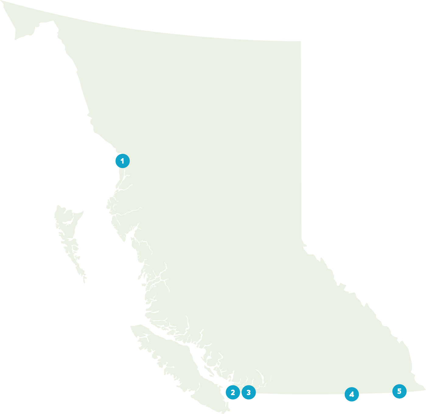 International Powerlines Map BC