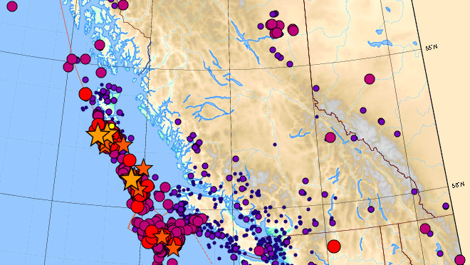 british columbia earthquake map Are You Prepared For A Big Earthquake british columbia earthquake map