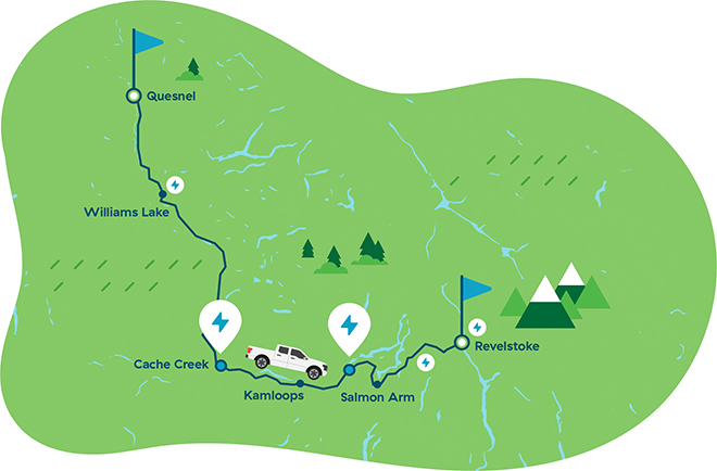 Quesnel to Revelstoke in a Ford Lightning pick-up