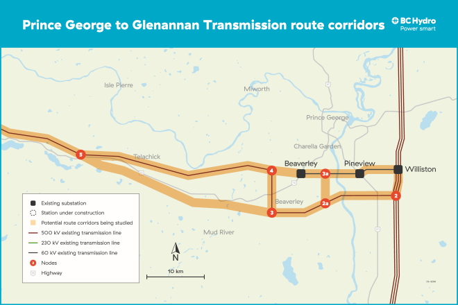 Prince George to Glenannan Transmission Project - Corridor 1