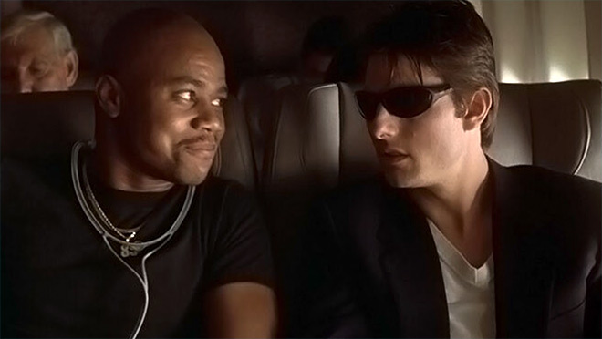 Cuba Gooding Jr. and Tom Cruise in Jerry Maguire