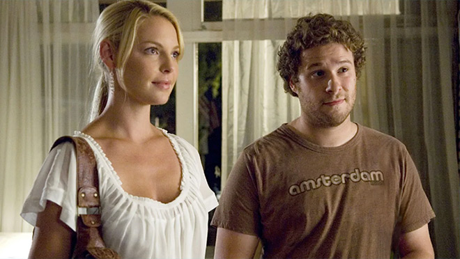 Kathereine Heigl and Seth Rogen in a scene from Knocked Up