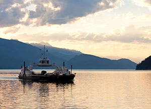 Ferry on Arrow Lakes