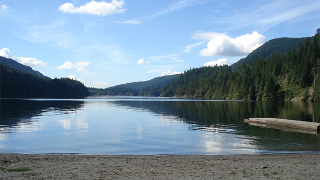  View from Buntzen Lake beach