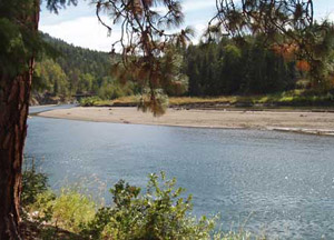 Shuswap Falls recreation area