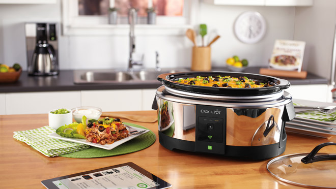 Image of Wemo Crock Pot with a tablet computer Image of Wemo Crock Pot with a tablet computer