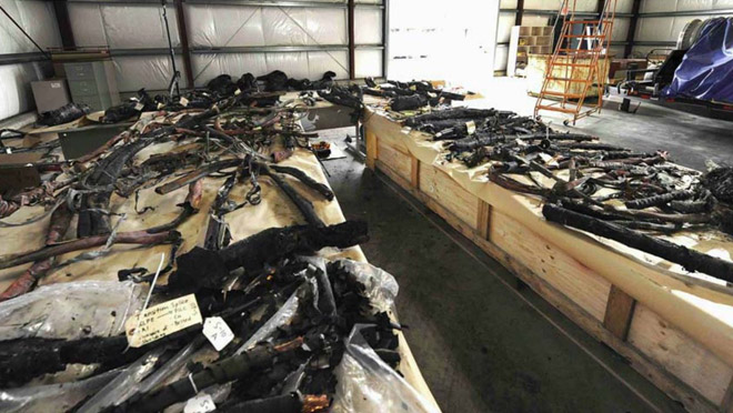 Image of burnt BC Hydro electrical equipment Image of burnt BC Hydro electrical equipment