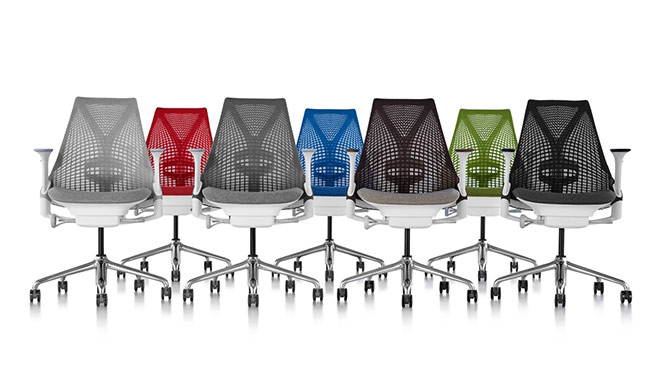 Image of Herman Miller Sayle office chairs