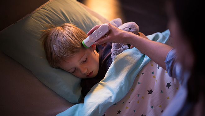 Image of the Withings electronic thermometer Image of the Withings electronic thermometer