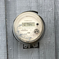 Meter with obstructed access
