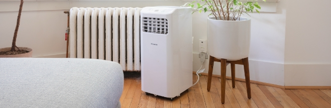 Installed portable air conditioners 