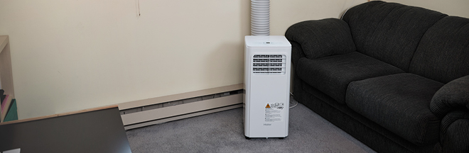 Installed portable air conditioners 