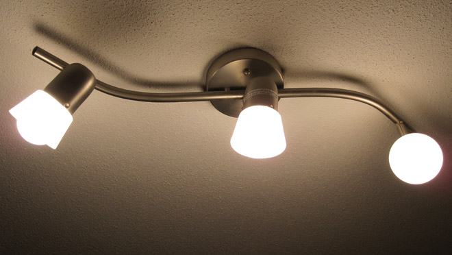Image of kitchen LED light fixture Image of kitchen LED light fixture