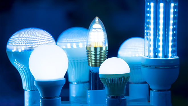 Photo of several types of LED lighting Photo of several types of LED lighting