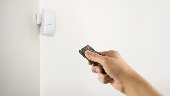 Image showing connection of the motion detector sensor Image showing connection of the motion detector sensor