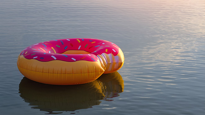 donut floatie