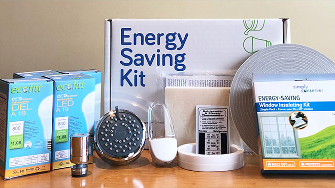 Image of a BC Hydro Energy Saving Kit