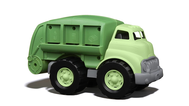 Image of an airplane made by Green Toys Image of an airplane made by Green Toys