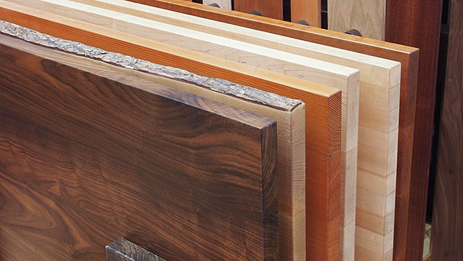 Image of hardwood samples Image of hardwood samples